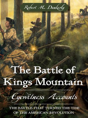 cover image of The Battle of Kings Mountain